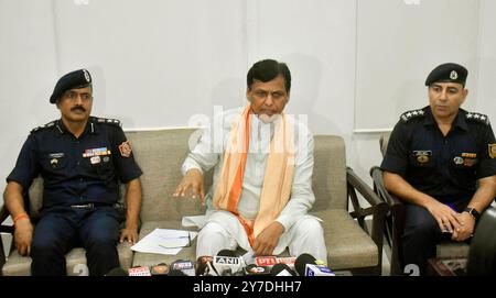 Patna, Indien. September 2024. PATNA, INDIEN – 29. SEPTEMBER: EU-Minister Nityanand Rai hielt am 29. September 2024 im State Guest House in Patna, Indien. (Foto: Santosh Kumar/Hindustan Times/SIPA USA) Credit: SIPA USA/Alamy Live News Stockfoto