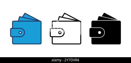 Vektor des Wallet-Symbols. Vektorsymbol für Wallet Stock Vektor