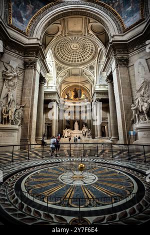 Foucaults Pendel im Pantheon - Paris, Frankreich Stockfoto