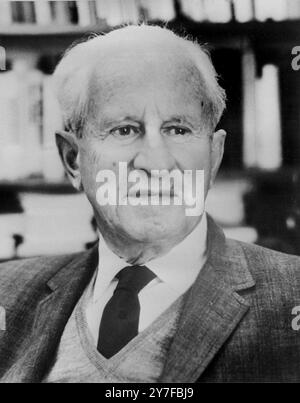 Herbert Marcuse Professor für Philosophie an der University of California, San Diego, USA 3. August 1968 Stockfoto