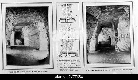 Chislehurst Caves 1907 Stockfoto