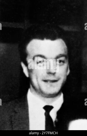 Harry Roberts. Verdächtiger bei der Ermordung von drei Polizisten, die am 12. August 1966 ermordet wurden. Ausgestellt von Scotland Yard am 24. August 1966 Stockfoto