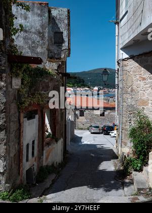 Blick auf Campo da Lua in Muros, Galicien, Spanien Stockfoto