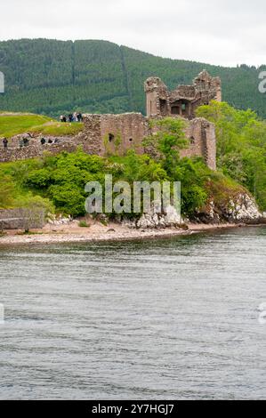 Urquhart Castle Strone Point Loch Ness Scottish Highlands Schottland Stockfoto