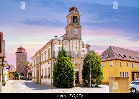 Altstadt von Hoechstadt, Deutschland Stockfoto