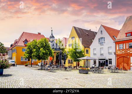 Altstadt von Hoechstadt, Deutschland Stockfoto