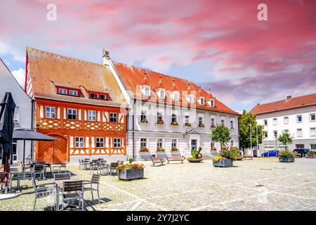 Altstadt von Hoechstadt, Deutschland Stockfoto