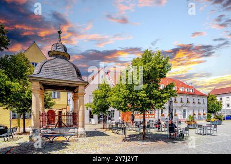 Altstadt von Hoechstadt, Deutschland Stockfoto