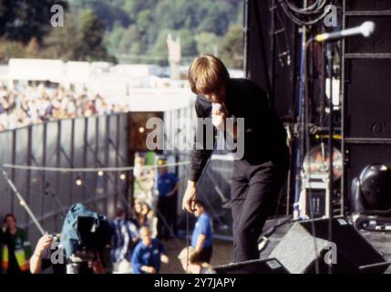 The Hives, Reading Festival 2002, Reading, Berkshire, England, Vereinigtes Königreich. Stockfoto