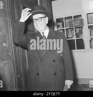 FERIDUN CEMAL ERKIN TÜRKISCHER AUSSENMINISTER IN LONDON / ; 28. JANUAR 1964 Stockfoto