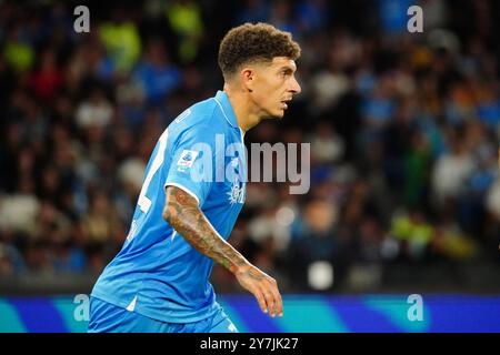 Neapel, Italie. September 2024. Giovanni Di Lorenzo (SSC Napoli) während des italienischen Meisterschaftsspiels Serie A zwischen SSC Napoli und AC Monza am 29. September 2024 im Diego Armando Maradona Stadion in Neapel, Italien - Foto Morgese-Rossini/DPPI Credit: DPPI Media/Alamy Live News Stockfoto