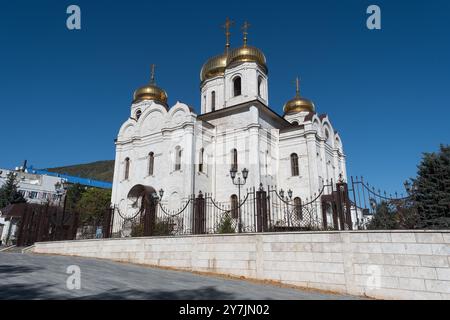 Kathedrale Christi des Erlösers (Spassky-Kathedrale) in Pjatigorsk Stockfoto