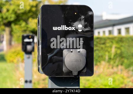 Wallbox Ladestation für Elektrofahrzeuge Stockfoto