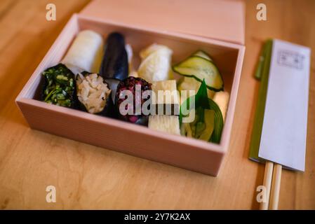 Bento Box, Kyoto, Japan Stockfoto