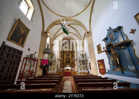 29-10-2024, Blick auf die Basilika des Heiligen Christus von Bonanza in Pasai Donibane, Guipuzkoa, Baskenland Stockfoto