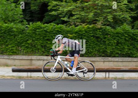 2024 U23-Meisterschaft Im Spanischen Radsport. San Lorenzo de El Escorial, Gemeinde Madrid. Stockfoto