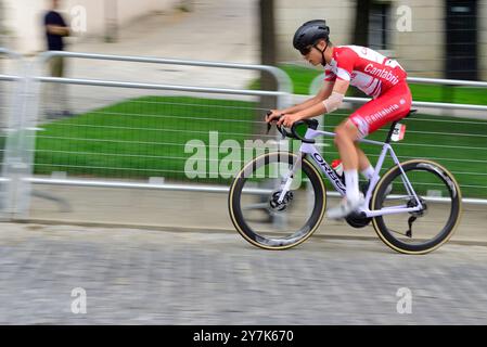 2024 U23-Meisterschaft Im Spanischen Radsport. San Lorenzo de El Escorial, Gemeinde Madrid. Stockfoto