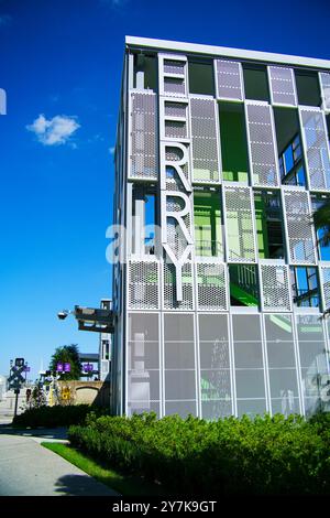 Fährterminal der New Orleans Regional Transit Authority an der Canal Street. Stockfoto