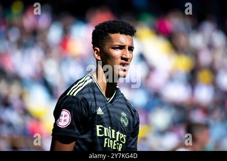 Leon, Spanien. Mai 2024. 1 RFEF. Kulturelles Leonesa vs Real Madrid Castilla. Stadion Reino de Leon. Alvaro Rodriguez Stockfoto