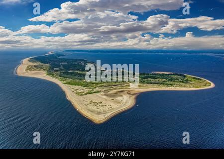 Antenne von Sandy Hook, NJ Stockfoto