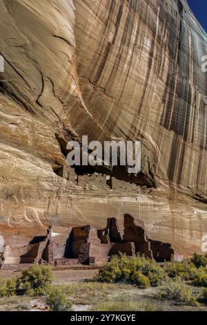 White House Ruin, Canyon de Chelly National Monument, AZ Stockfoto