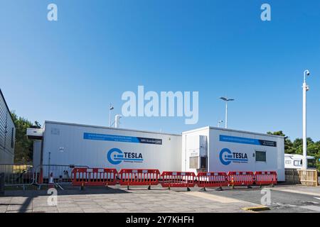 Tesla Radiology Solutions Ltd. MRT-Scanner in Royal Quays, North Shields, Großbritannien Stockfoto