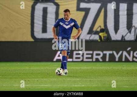 Krakau, Polen. 30. September 2024. Fußball 2024 2025 PKO BP Ekstraklasa Cracovia vs Stal Mielec op: MATEUSZ MATRAS Credit: Konrad Swierad/Alamy Live News Stockfoto