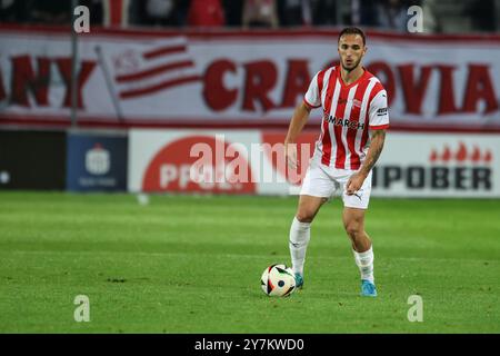 Krakau, Polen. 30. September 2024. Fußball 2024 2025 PKO BP Ekstraklasa Cracovia vs Stal Mielec op: VIRGIL GHITA Credit: Konrad Swierad/Alamy Live News Stockfoto