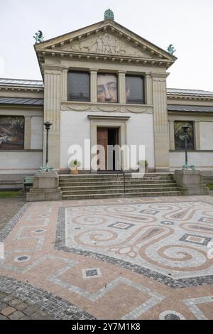 Klassizistisches Gebäude der Sammlung Hirschsprung oder den Hirschsprungske Samling, Museum der Schönen Künste, mit dänischer Kunst aus dem 19. Und 20. jahrhundert Stockfoto