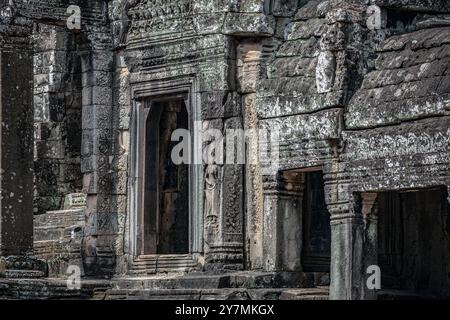 Bayon, Angkor Thom, Kambodscha Stockfoto