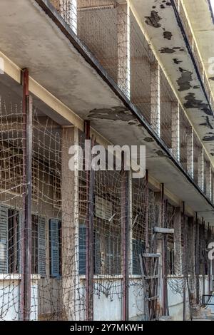 Tuol Sleng Genocide Museum, die berüchtigte S-21, Phnom Penh, Kambodscha Stockfoto