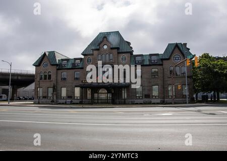 Railway Coastal Museum in der Water Street in St. John's, Neufundland & Labrador, Kanada Stockfoto