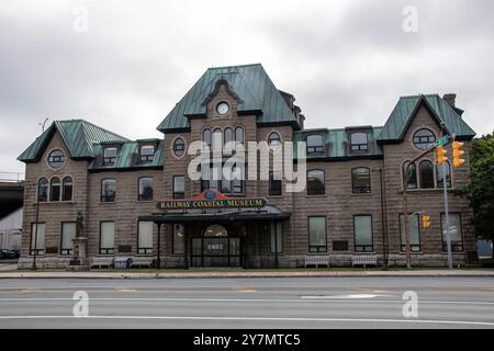 Railway Coastal Museum in der Water Street in St. John's, Neufundland & Labrador, Kanada Stockfoto