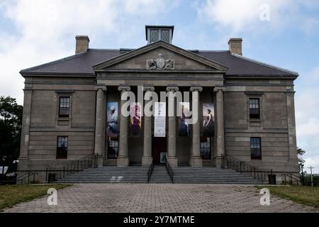 Kolonialgebäude an der Militärstraße in St. John's, Neufundland & Labrador, Kanada Stockfoto