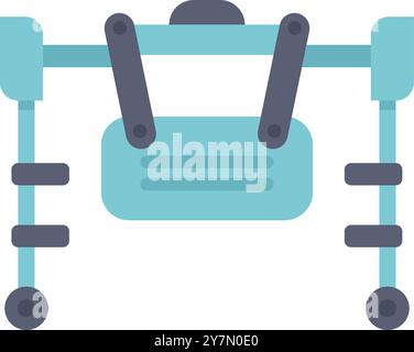 Medizinische Geräte hängen von der Decke im Krankenhausraum für Patienten, die sich nach der Operation erholen Stock Vektor