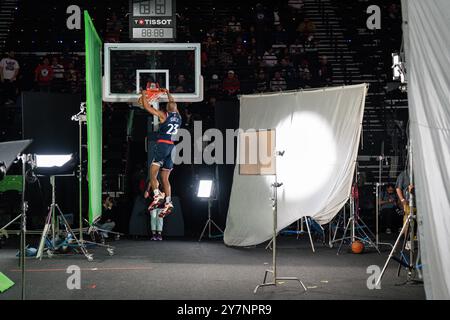 LA Clippers Forward Kai Jones (23) während des Clippers Media Day, Montag, 30. September 2024, im Intuit Dome in Inglewood, CA. (Jon Endow/Image o Stockfoto