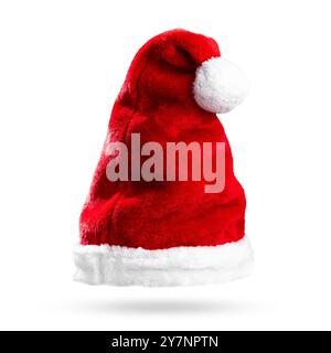 Großer Weihnachtsmann, isoliert auf weiß Stockfoto