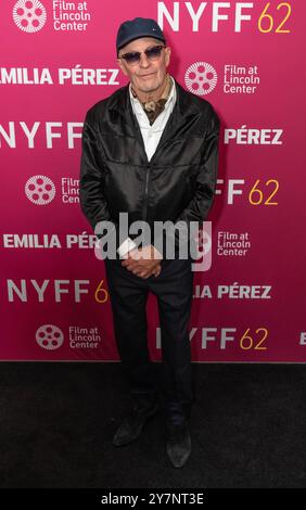 New York, NY, USA, 30. September 2024: Jacques Audiard nimmt am 30. September 2024 am 62. Annial New York Film Festival in der Alice Tully Hall Teil. Quelle: Lev Radin/Alamy Live News Stockfoto