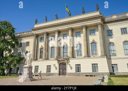 Hauptgebäude, Humboldt-Universität, unter den Linden, Mitte, Berlin, Deutschland, Hauptgebäude, Humboldt-Universität, Deutschland Stockfoto