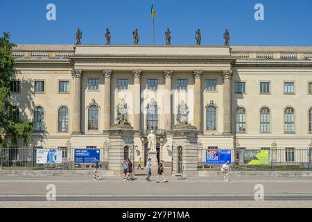 Hauptgebäude, Humboldt-Universität, unter den Linden, Mitte, Berlin, Deutschland, Hauptgebäude, Humboldt-Universität, Deutschland Stockfoto