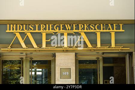 IG Metall House, Alte Jakobstraße, Kreuzberg, Friedrichshain-Kreuzberg, Berlin, Deutschland, IG-Metall-Haus, Alte Jakobstraße, Deutschland Stockfoto