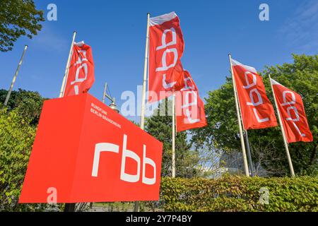 Rundfunk Berlin Brandenburg, Masurenallee, Charlottenburg, Berlin, Deutschland, Sendezentrum RBB, Deutschland Stockfoto