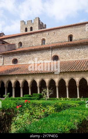 Abbaye Sainte-Marie in Arles-sur-Tech/Frankreich Stockfoto