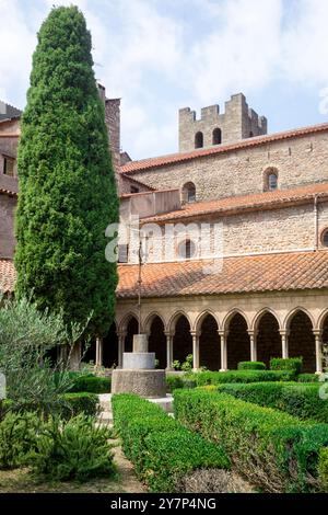 Abbaye Sainte-Marie in Arles-sur-Tech/Frankreich Stockfoto