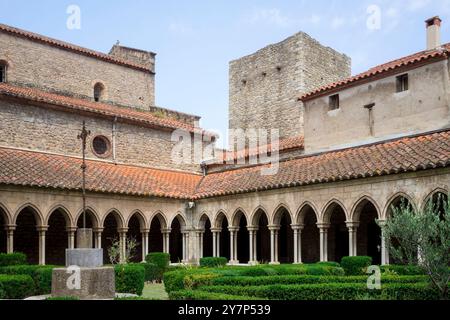 Abbaye Sainte-Marie in Arles-sur-Tech/Frankreich Stockfoto