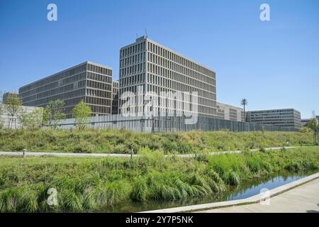 Bundesnachrichtendienst, Back, Südpankepark, Mitte, Berlin, Deutschland, Bundesnachrichtendienst, Rückseite, Deutschland Stockfoto