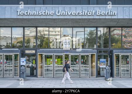 Hauptgebäude, Technische Universität, Straße des 17. Juni, Charlottenburg, Charlottenburg-Wilmersdorf, Berlin, Deutschland, Hauptgebäude, Technische Universität Stockfoto