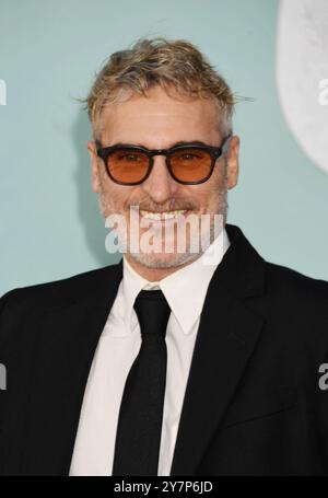 HOLLYWOOD, KALIFORNIEN – SEPTEMBER 30: Joaquin Phoenix nimmt an der Los Angeles Premiere von Warner Bros. Teil Bilder „Joker: Folie A Deux“ bei TCL Chinese T Stockfoto