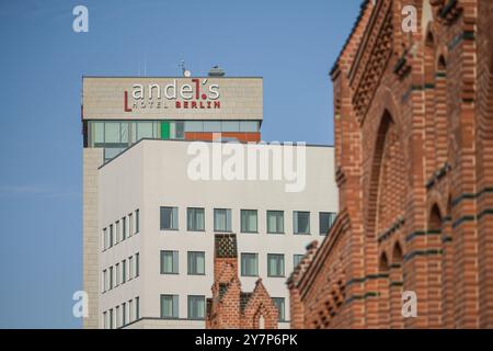 Hotel Vienna House Andel's, Landsberger Allee, Lichtenberg, Berlin, Deutschland, Hotel Vienna House Andel's, Deutschland Stockfoto