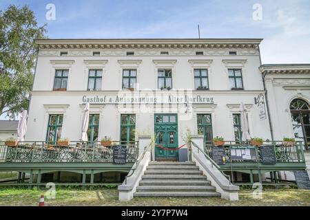 Gasthof Alter Dorfkrug, Alt-Lübars, Lübars, Reinickendorf, Berlin, Deutschland Stockfoto